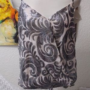 Sequined Cami Top By 1. State NWT Firm Price